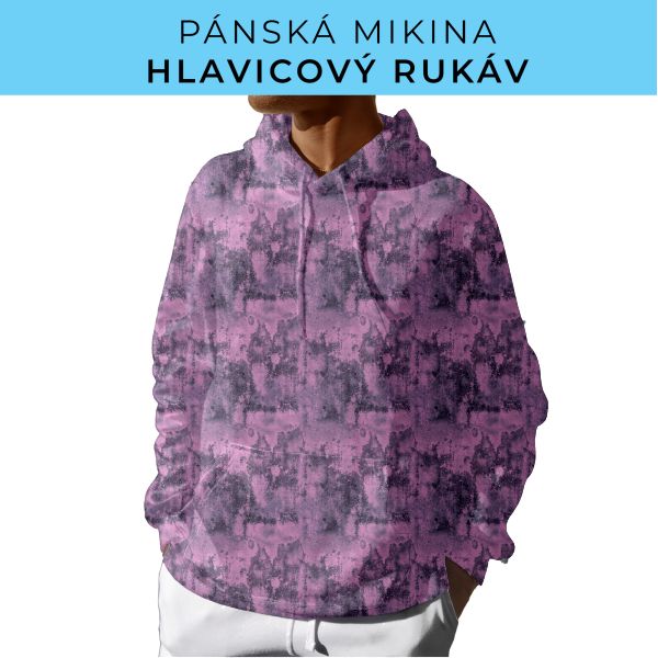 PÁNSKÝ střih - mikina s kapucí