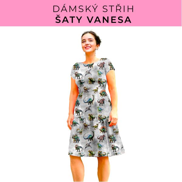 Dámský střih šaty Vanesa