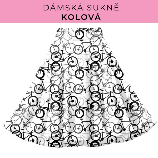DÁMSKÝ střih - Kolová sukně