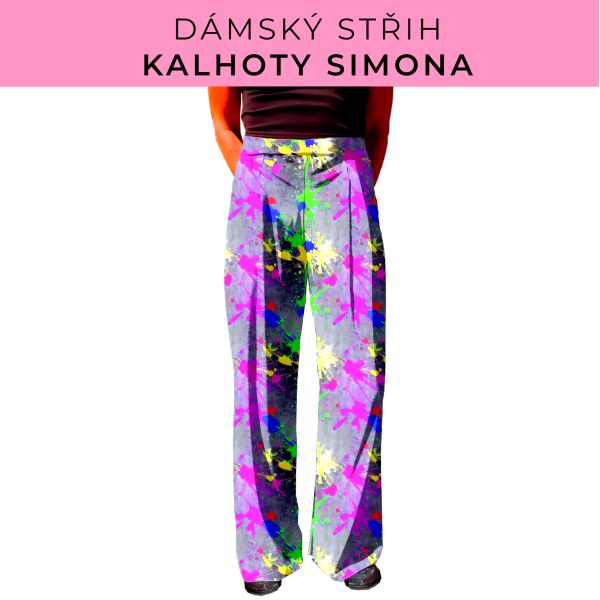 Dámský střih - kalhoty Simona