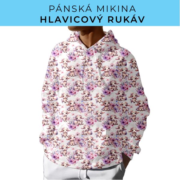 PÁNSKÝ střih - mikina s kapucí