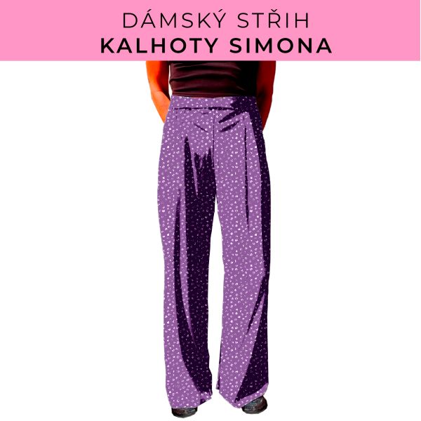 Dámský střih - kalhoty Simona