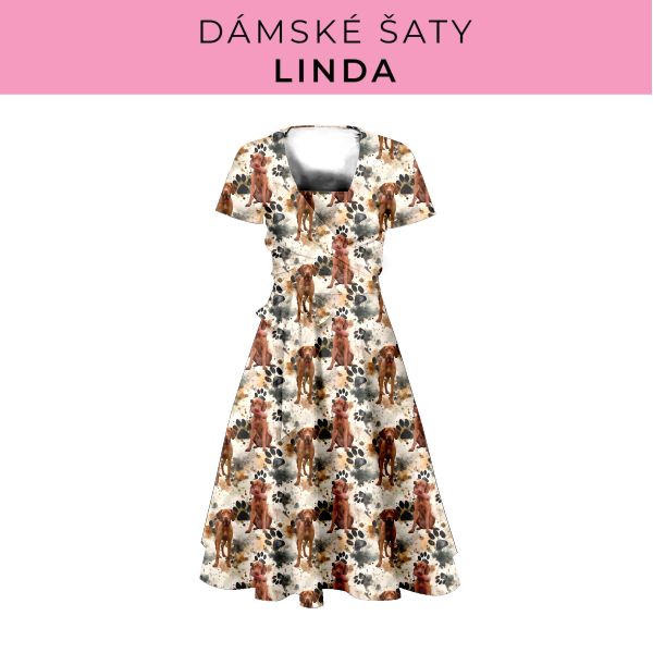 DÁMSKÝ střih - šaty Linda