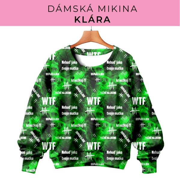 DÁMSKÝ střih - mikina Klára