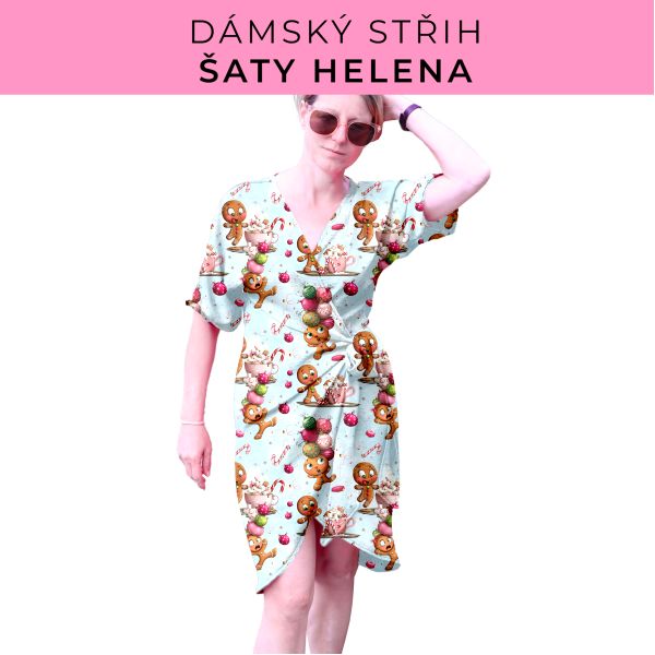 Dámský střih na šaty  Helena