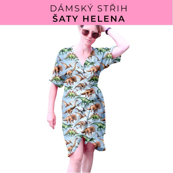 Dámský střih na šaty  Helena