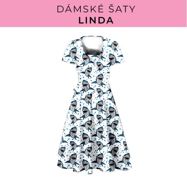 DÁMSKÝ střih - šaty Linda