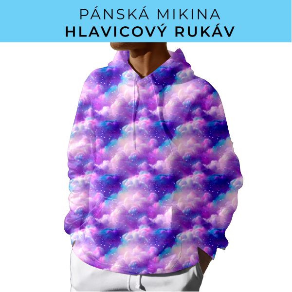 PÁNSKÝ střih - mikina s kapucí