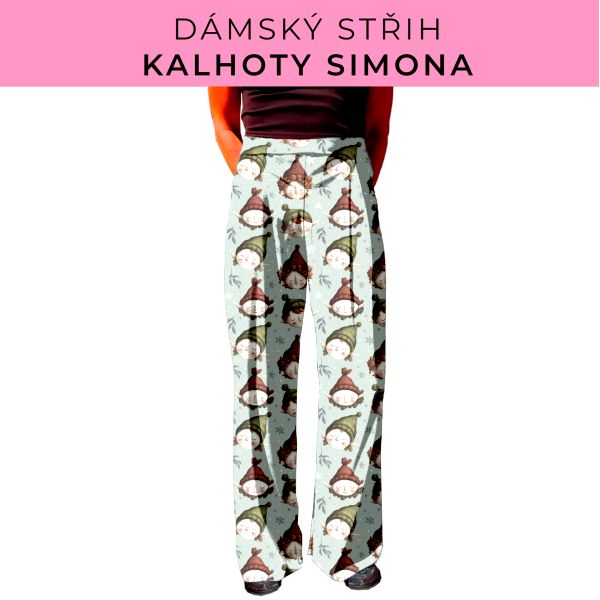 Dámský střih - kalhoty Simona