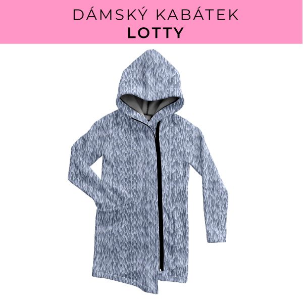 DÁMSKÝ střih - Kabátek Lotty
