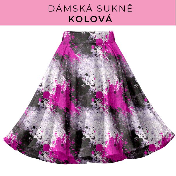 DÁMSKÝ střih - Kolová sukně