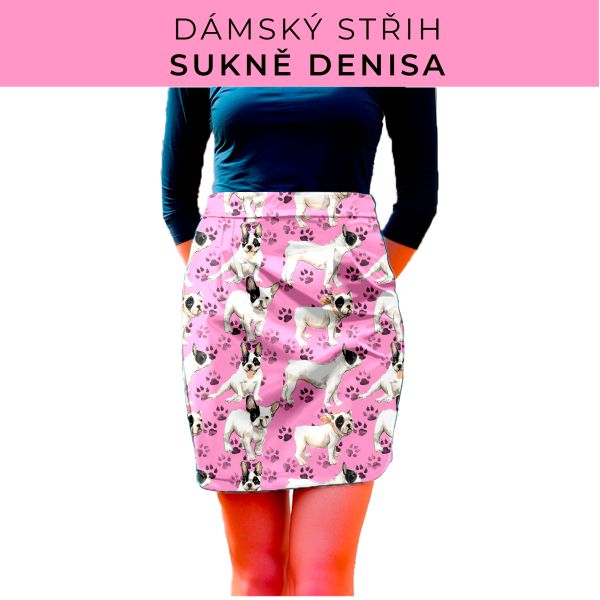 Dámský střih - Dámská sukně Denisa