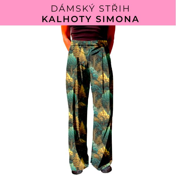 Dámský střih - kalhoty Simona