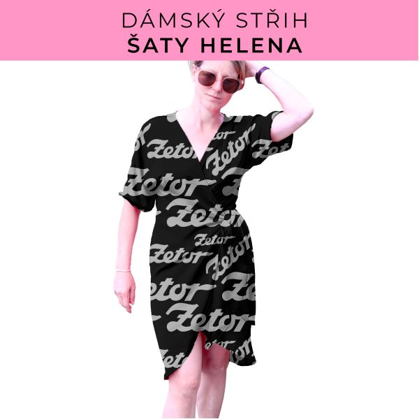 Dámský střih na šaty  Helena
