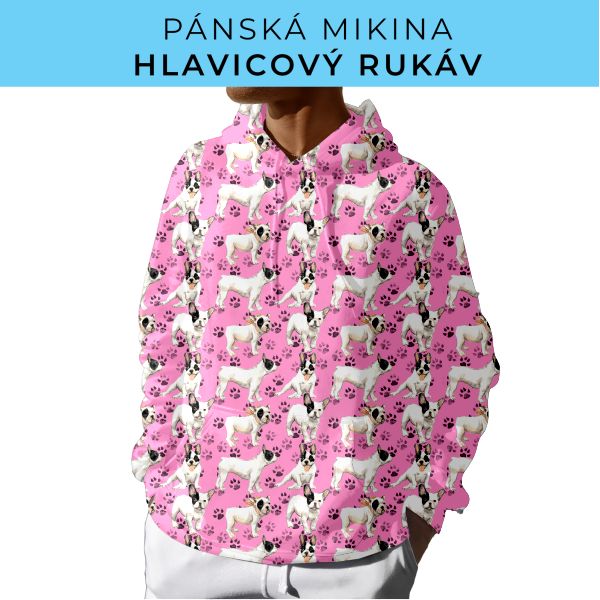 PÁNSKÝ střih - mikina s kapucí