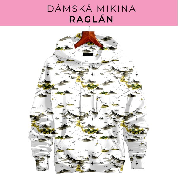 DÁMSKÝ střih - mikina raglán