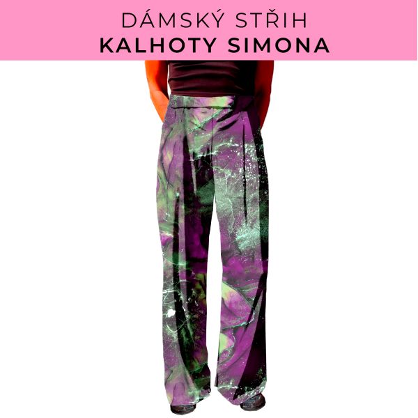 Dámský střih - kalhoty Simona