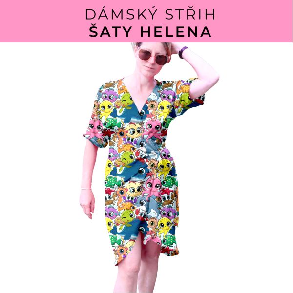 Dámský střih na šaty  Helena