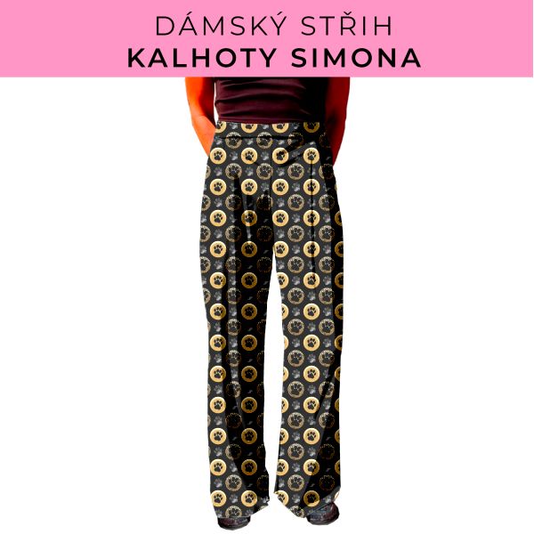 Dámský střih - kalhoty Simona
