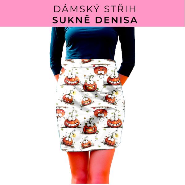 Dámský střih - Dámská sukně Denisa