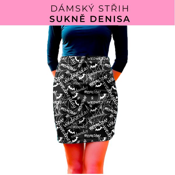 Dámský střih - Dámská sukně Denisa