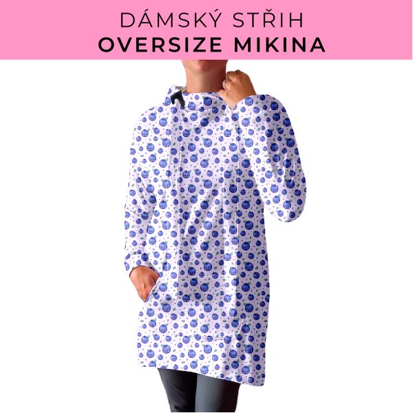 DÁMSKÝ střih - Oversize mikina