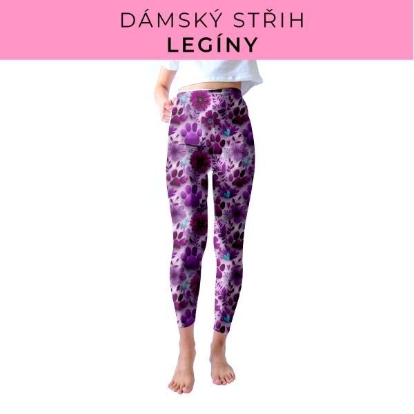 DÁMSKÝ střih - legíny SPORT - SLIM FIT