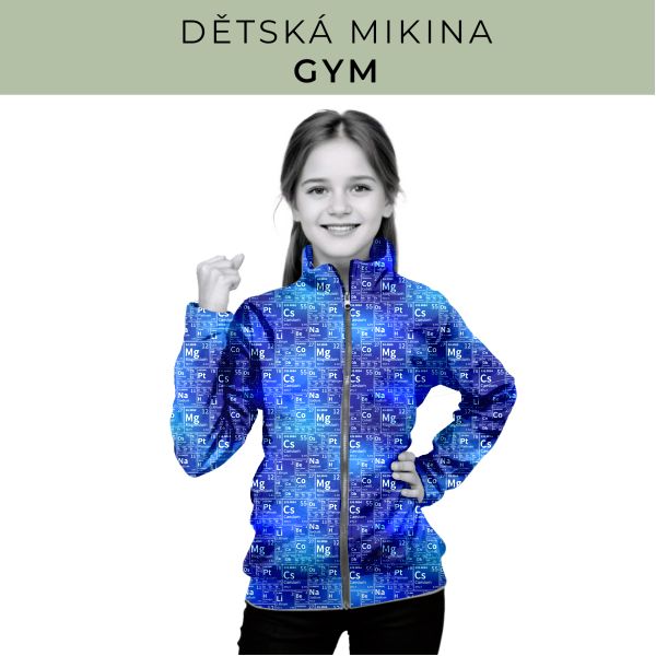 Dětská střih - mikina GYM