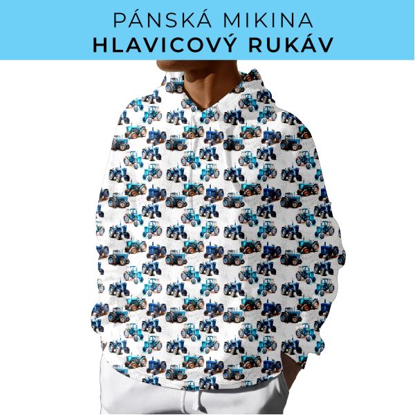 PÁNSKÝ střih - mikina s kapucí