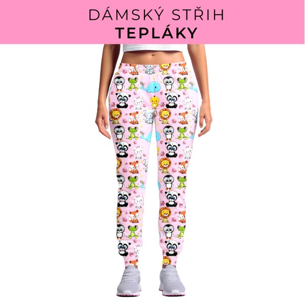 DÁMSKÝ střih - tepláky