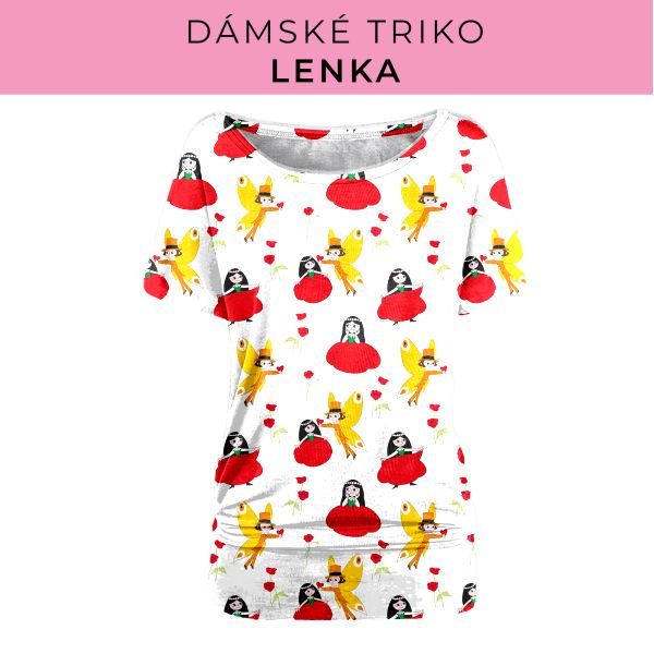 DÁMSKÝ střih - Triko Lenka