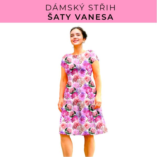 Dámský střih šaty Vanesa