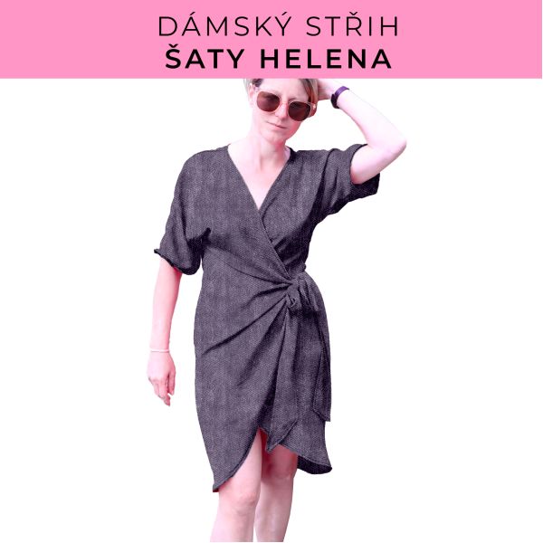 Dámský střih na šaty  Helena