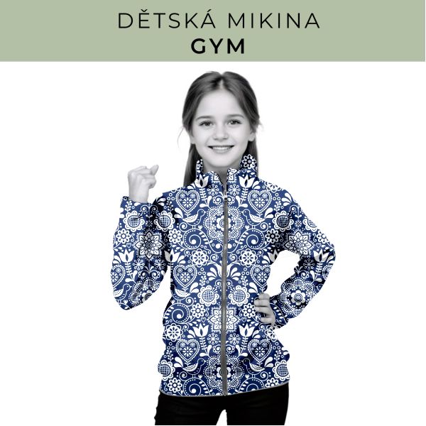Dětská střih - mikina GYM