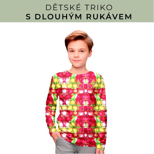 DĚTSKÝ střih - triko dlouhý rukáv