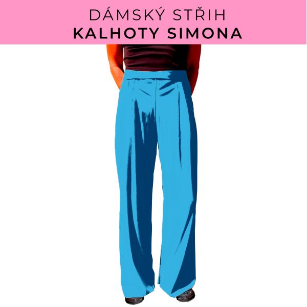 Dámský střih - kalhoty Simona