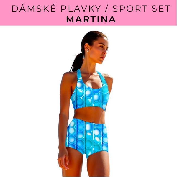 Dámský střih - plavky / sportovní set Martina