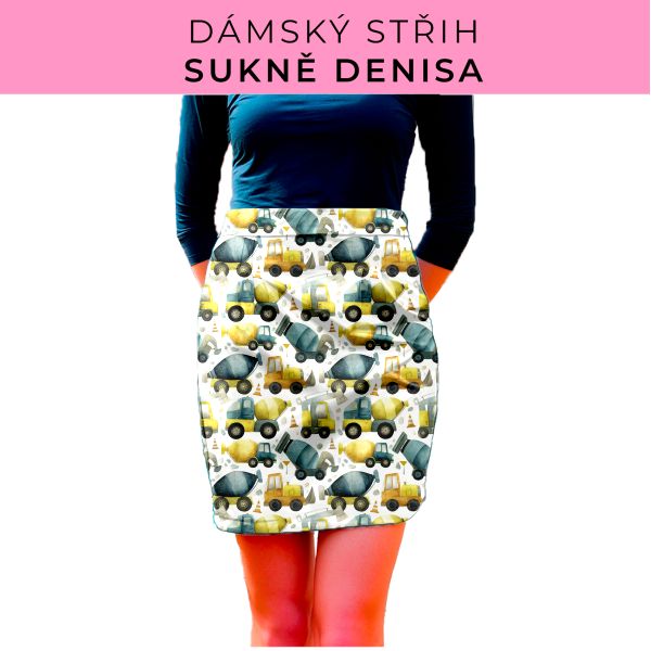 Dámský střih - Dámská sukně Denisa