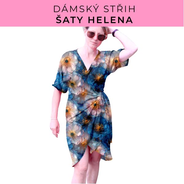 Dámský střih na šaty  Helena