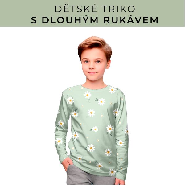 DĚTSKÝ střih - triko dlouhý rukáv