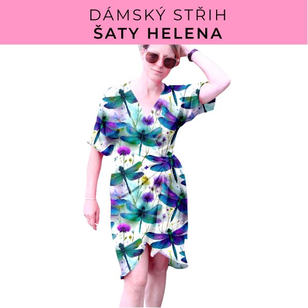 Dámský střih na šaty  Helena