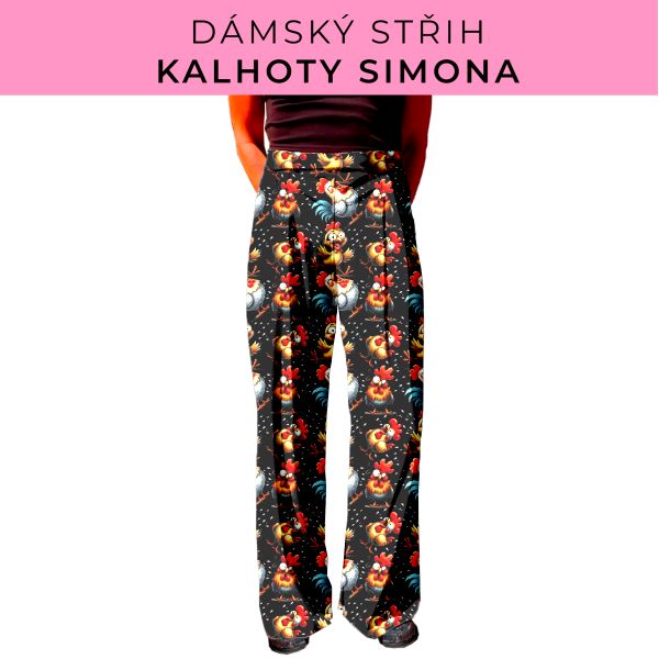Dámský střih - kalhoty Simona