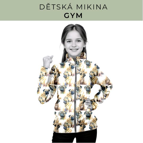 Dětská střih - mikina GYM