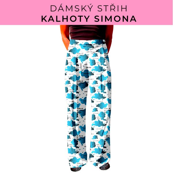Dámský střih - kalhoty Simona