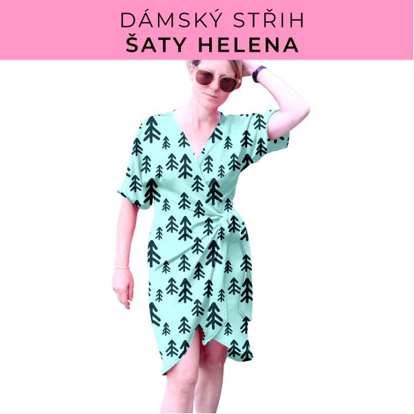 Dámský střih na šaty  Helena