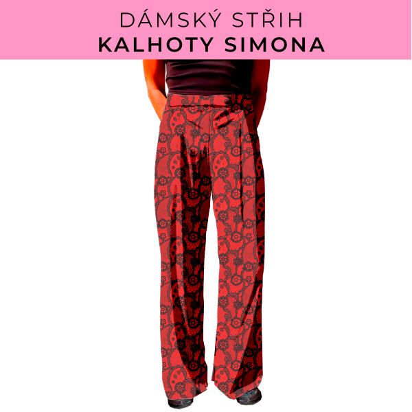 Dámský střih - kalhoty Simona