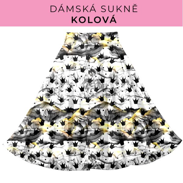 DÁMSKÝ střih - Kolová sukně