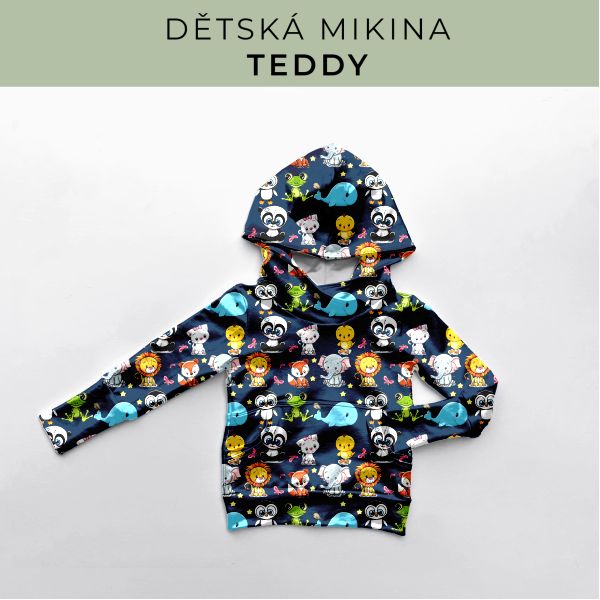 DĚTSKÝ střih - Mikina Teddy