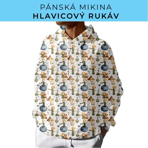 PÁNSKÝ střih - mikina s kapucí