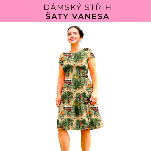 Dámský střih šaty Vanesa